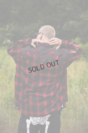 画像10: {SOLD}MAYO メイヨー STUD LOOK EMBROIDERY CHECK SHIRT スタッズ風刺繍チェックシャツ{-BEA}