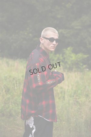 画像11: {SOLD}MAYO メイヨー STUD LOOK EMBROIDERY CHECK SHIRT スタッズ風刺繍チェックシャツ{-BEA}