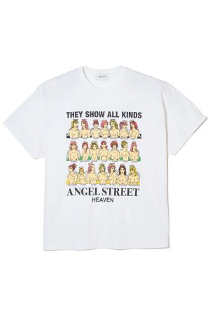 画像1: MAYO メイヨー ANGEL STREET PRINT SHORT SLEEVE TEE{-BES}