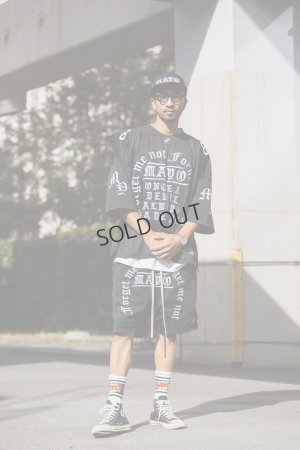 画像8: {SOLD}MAYO メイヨー MAYO MESSAGE EMBROIDERY GAME SHORTS{-BFS}