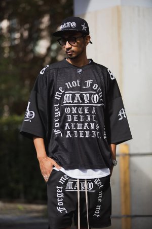 画像12: MAYO メイヨー MAYO MESSAGE EMBROIDERY GAME SHORTS{-BFS}