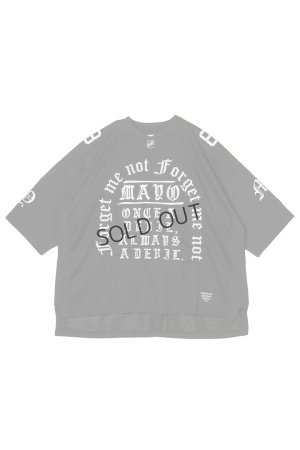 画像1: {SOLD}MAYO メイヨー MAYO MESSAGE EMBROIDERY GAME SHORT SLEEVE SHIRT{-BFS}