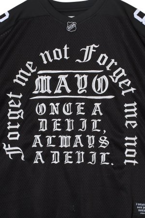 画像3: MAYO メイヨー MAYO MESSAGE EMBROIDERY GAME SHORT SLEEVE SHIRT{-BFS}