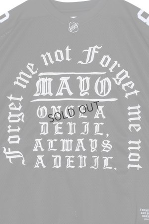 画像3: {SOLD}MAYO メイヨー MAYO MESSAGE EMBROIDERY GAME SHORT SLEEVE SHIRT{-BFS}