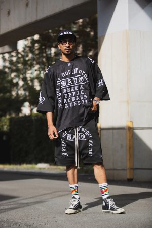 画像9: MAYO メイヨー MAYO MESSAGE EMBROIDERY GAME SHORT SLEEVE SHIRT{-BFS}