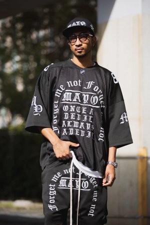 画像12: MAYO メイヨー MAYO MESSAGE EMBROIDERY GAME SHORT SLEEVE SHIRT{-BFS}