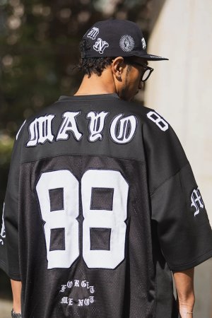 画像16: MAYO メイヨー MAYO MESSAGE EMBROIDERY GAME SHORT SLEEVE SHIRT{-BFS}