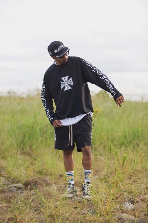 画像6: MAYO メイヨー IRON CROSS FIRE RASH GUARD（ラッシュガード）{-BFS}