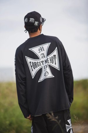 画像18: MAYO メイヨー IRON CROSS FIRE RASH GUARD（ラッシュガード）{-BFS}