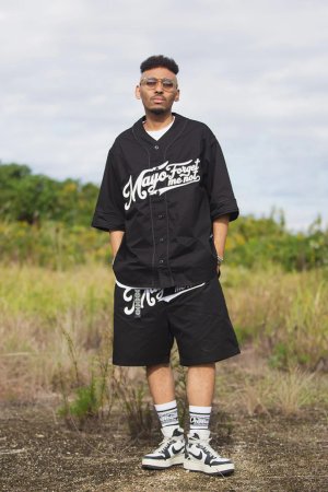 画像3: MAYO メイヨー MAYO FGMN EMBROIDERY BASE BALL SHIRTS{-BFS}