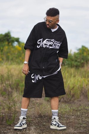 画像10: MAYO メイヨー MAYO FGMN EMBROIDERY BASE BALL SHIRTS{-BFS}