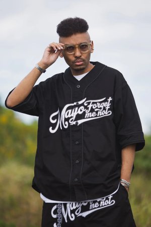 画像12: MAYO メイヨー MAYO FGMN EMBROIDERY BASE BALL SHIRTS{-BFS}