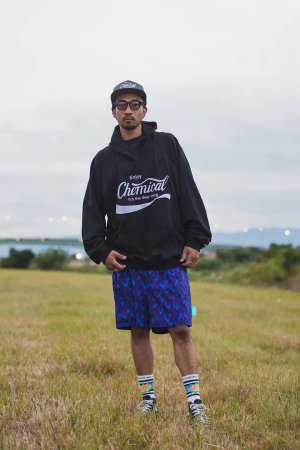 画像4: MAYO メイヨー ENJOY CHEMICAL EMBROIDERY HOODIE{-BFS}