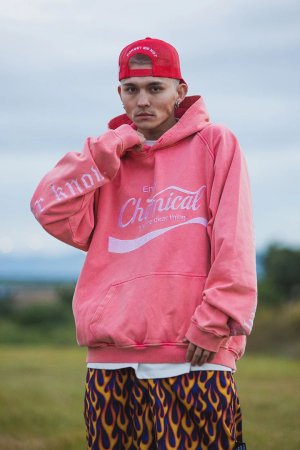 画像7: MAYO メイヨー ENJOY CHEMICAL EMBROIDERY HOODIE{-BFS}