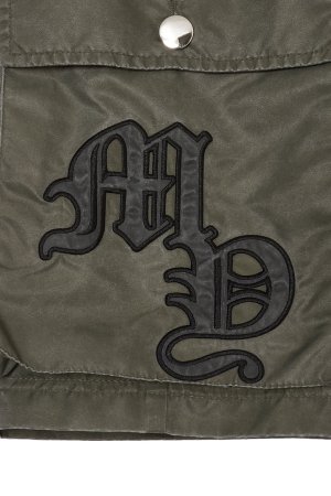 画像3: MAYO メイヨー MY LOGO EMBROIDERY FADE NYLON CARGO SHORTS{-BFS}