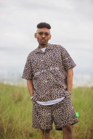 画像9: MAYO メイヨー ALL-OVER PATTERN EMBROIDERY 2WAY NYLON SHORTS{-BFS}