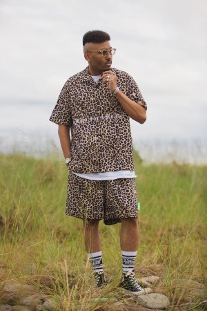 画像11: MAYO メイヨー ALL-OVER PATTERN EMBROIDERY 2WAY NYLON SHORTS{-BFS}