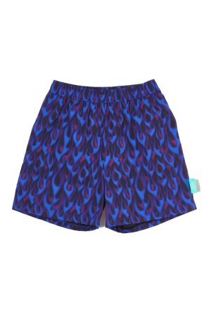 画像1: MAYO メイヨー ALL-OVER PATTERN EMBROIDERY 2WAY NYLON SHORTS{-BFS}