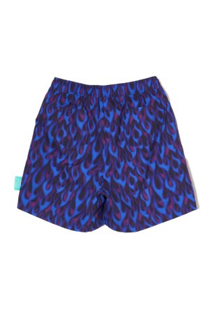 画像2: MAYO メイヨー ALL-OVER PATTERN EMBROIDERY 2WAY NYLON SHORTS{-BFS}