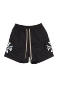 MAYO メイヨー IRON CROSS EMBROIDERY 2WAY NYLON SHORTS{-BFS}