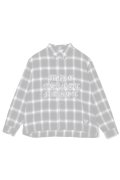 MAYO メイヨー FRONT LOGO EMBROIDERY CHECK SHIRT{-BFS}