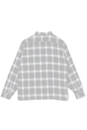 画像2: MAYO メイヨー FRONT LOGO EMBROIDERY CHECK SHIRT{-BFS}