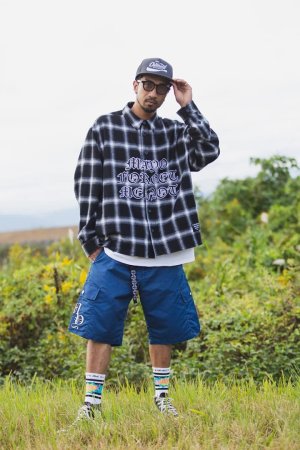画像3: MAYO メイヨー FRONT LOGO EMBROIDERY CHECK SHIRT{-BFS}