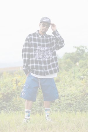 画像3: MAYO メイヨー FRONT LOGO EMBROIDERY CHECK SHIRT{-BFS}