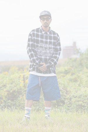 画像5: MAYO メイヨー FRONT LOGO EMBROIDERY CHECK SHIRT{-BFS}