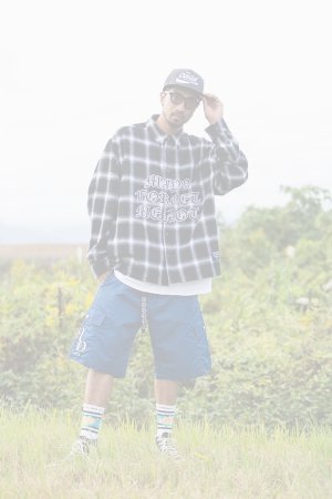 画像6: MAYO メイヨー FRONT LOGO EMBROIDERY CHECK SHIRT{-BFS}