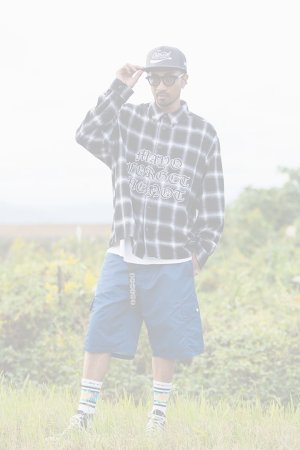 画像7: MAYO メイヨー FRONT LOGO EMBROIDERY CHECK SHIRT{-BFS}