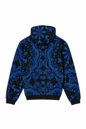 画像2: MAYO メイヨー PAISLEY PATTERN PRINT HOODIE{-BFA}