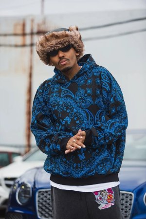 画像5: MAYO メイヨー PAISLEY PATTERN PRINT HOODIE{-BFA}