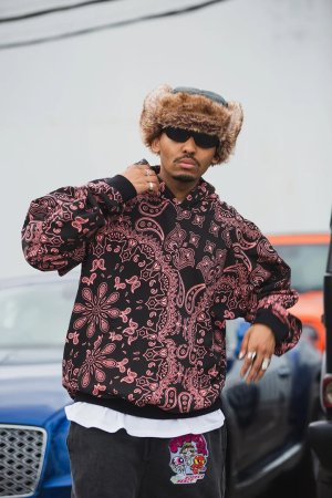 画像7: MAYO メイヨー PAISLEY PATTERN PRINT HOODIE{-BFA}
