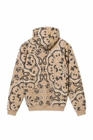 画像2: MAYO メイヨー PAISLEY PATTERN PRINT HOODIE{-BFA}