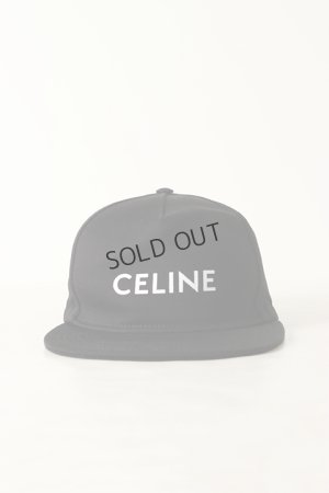 画像3: {SOLD}CELINE セリーヌ Logo-Print Cotton-Twill Baseball Cap{126N 2AUU1 01BC-BAS}