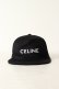 画像3: {SOLD}CELINE セリーヌ Logo-Print Cotton-Twill Baseball Cap{126N 2AUU1 01BC-BAS} (3)