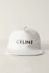 画像3: {SOLD}CELINE セリーヌ Logo-Print Cotton-Twill Baseball Cap{126N 2AUU1 01BC-BAS} (3)