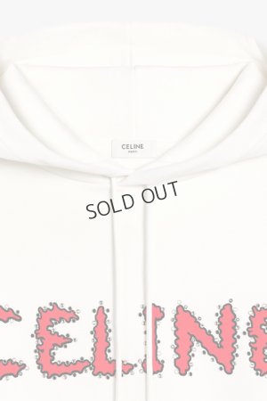 画像4: {SOLD}CELINE｜セリーヌ ラインストーン入り フーディー / コットンフリース{670Q 2Y88B 01AG-BCA}