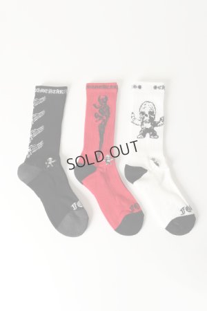 画像1: {SOLD}CHROME HEARTS クロムハーツ Socks{316180459-389-MB3-BBS}