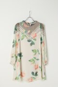 AULA アウラ FLOWER PANEL PRINT ONE-PIECE{-AGS}