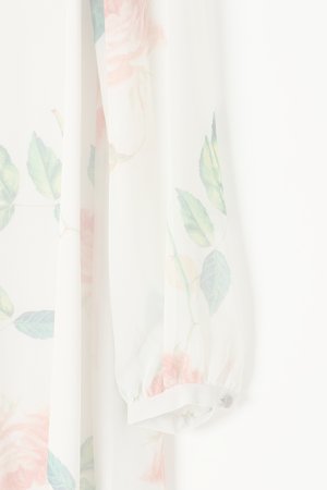 画像3: 【 50%OFF セール36,300円→18,150円】 AULA アウラ FLOWER PANEL PRINT ONE-PIECE{-AGS}