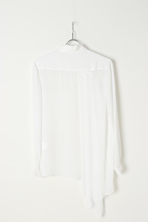 画像4: AULA アウラ BACK DRAPE SHIRT{-AGS}