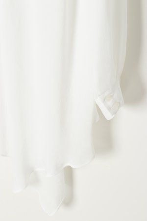 画像5: AULA アウラ BACK DRAPE SHIRT{-AGS}