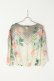 画像1: AULA アウラ FLOWER PANEL PRINT BLOUSE{-AGS} (1)