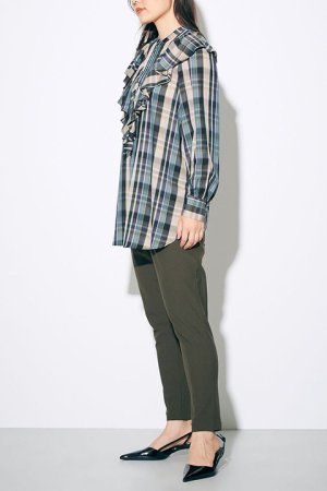 画像2: 【 40%OFF セール22,000円→13,200円】 グレースコンチネンタル｜GRACE CONTINENTAL ダイアグラム DIAGRAM タックレギンスパンツ{0321411165-19KHA-BAA}