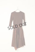 {SOLD}グレースコンチネンタル｜GRACE CONTINENTAL ダイアグラム DIAGRAM バックパールニットワンピース {0322339117-21BRW-BBA}