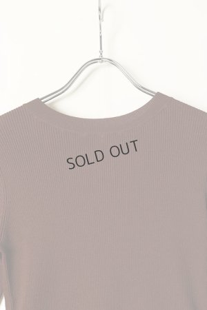 画像2: {SOLD}グレースコンチネンタル｜GRACE CONTINENTAL ダイアグラム DIAGRAM バックパールニットワンピース {0322339117-21BRW-BBA}