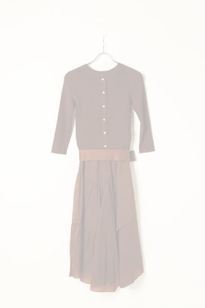 画像4:   グレースコンチネンタル｜GRACE CONTINENTAL ダイアグラム DIAGRAM バックパールニットワンピース {0322339117-21BRW-BBA}