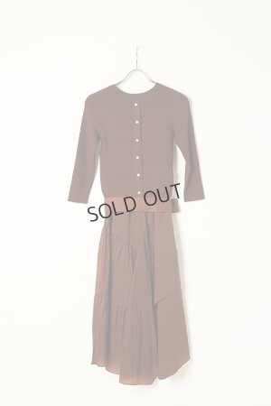 画像4: {SOLD}グレースコンチネンタル｜GRACE CONTINENTAL ダイアグラム DIAGRAM バックパールニットワンピース {0322339117-21BRW-BBA}
